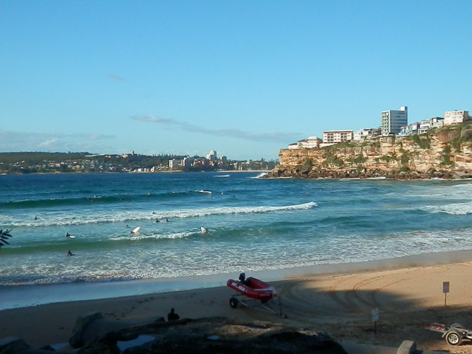 Beach looking towards Manly