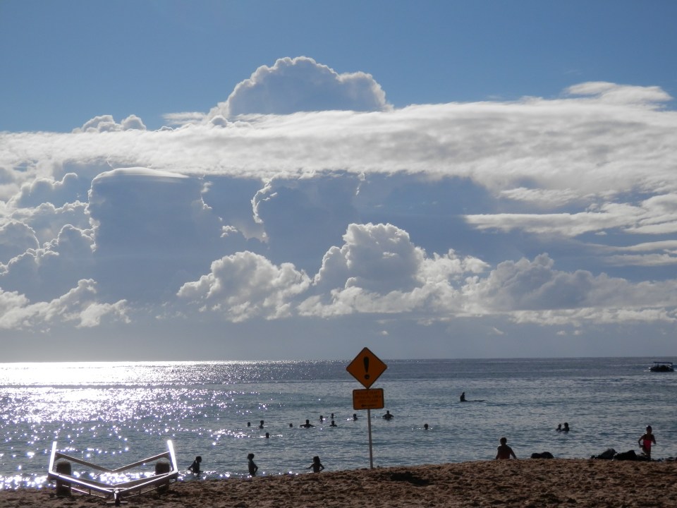 Sun and clouds over Terrigal