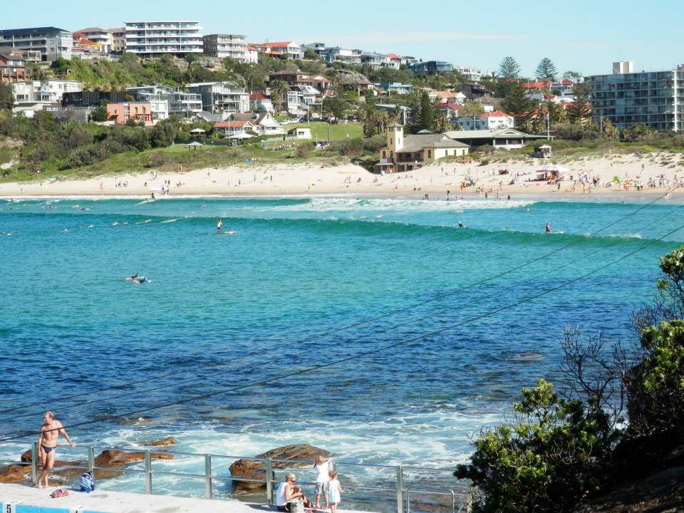 View of the finish line