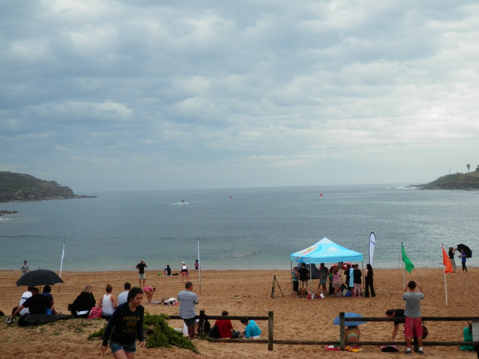 The beach and the bay