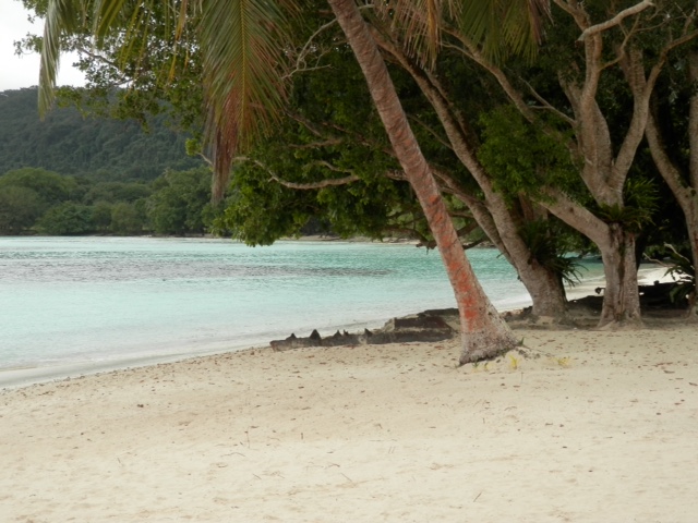 Champagne Bay on the island of Espirato Santo