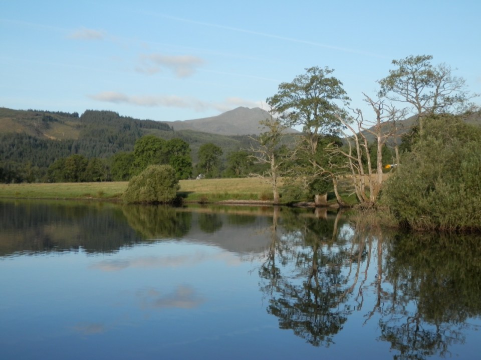 Ben Lomond overlooking the loch