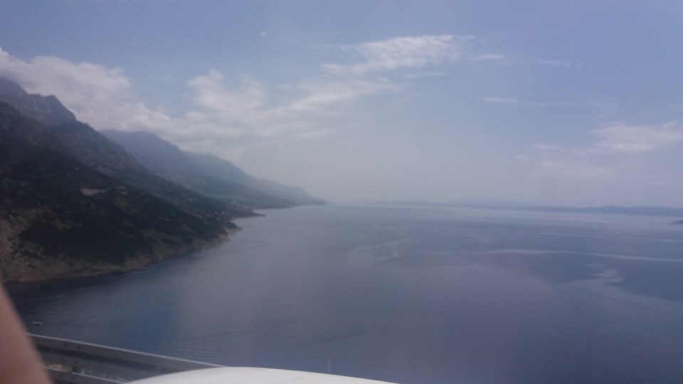 Just another view on the road between Dubrovnik and Split